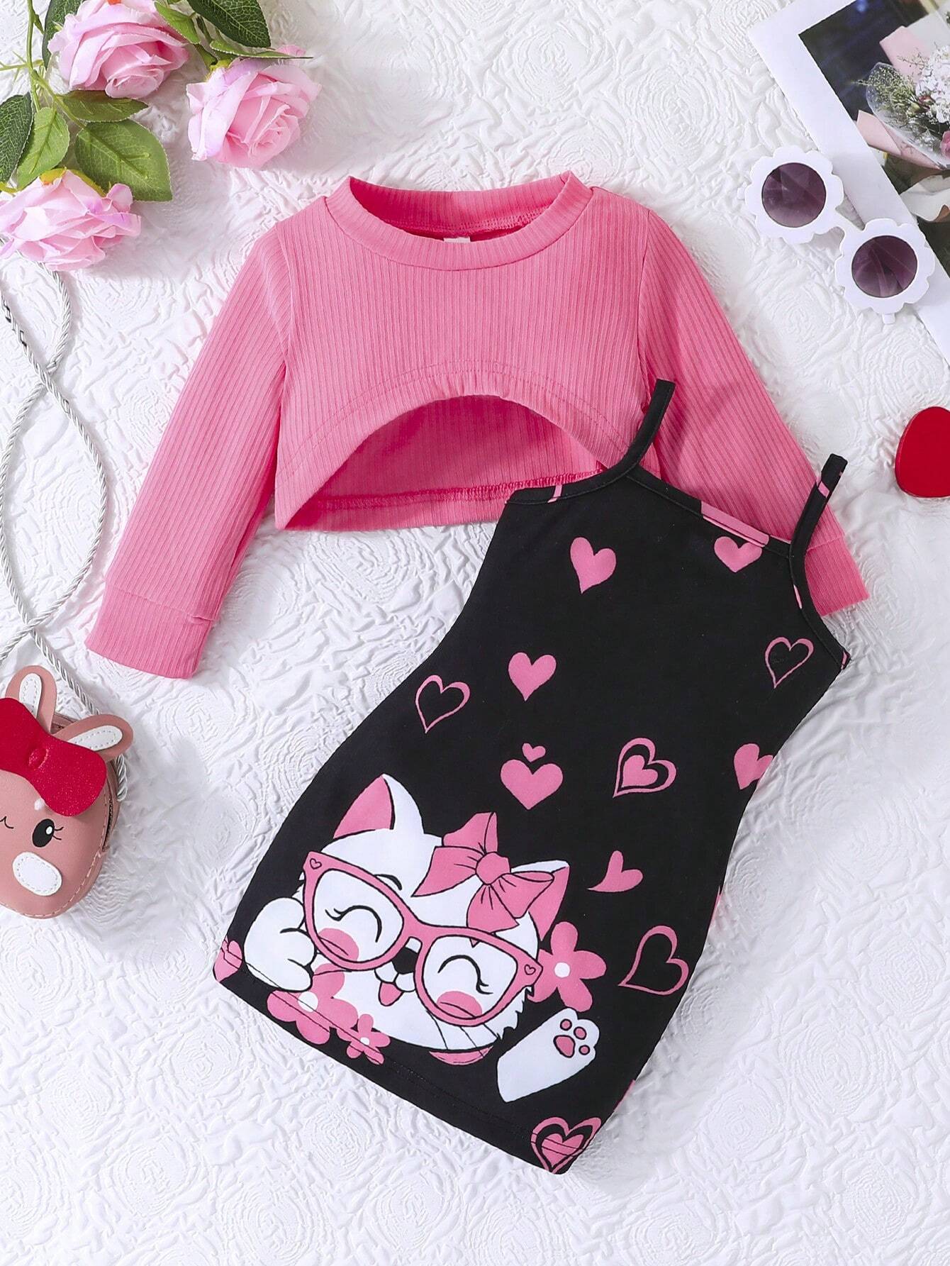 Stylish outfits for little girls for spring and autumn