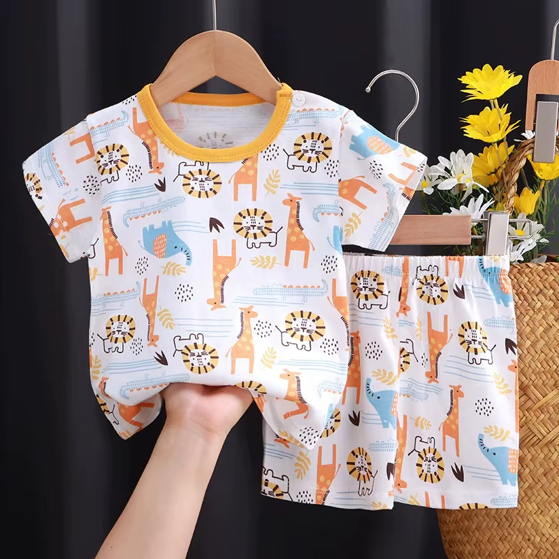 Boys' two-piece short-sleeved summer set