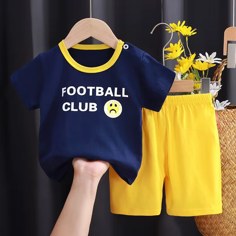 Boys' two-piece short-sleeved summer set