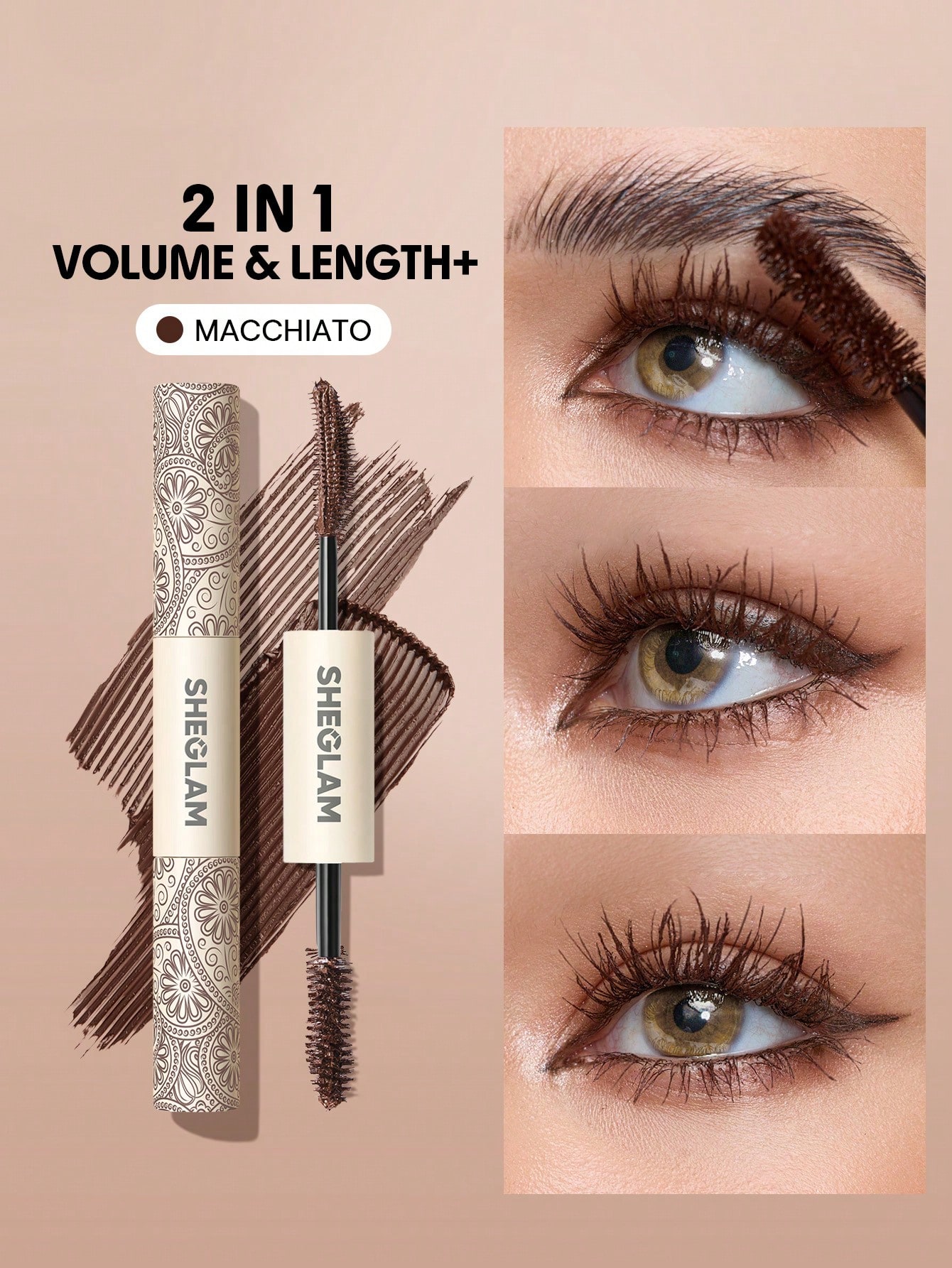 SHEGLAM Multi-Purpose Mascara for Thickening and Lengthening Eyelashes