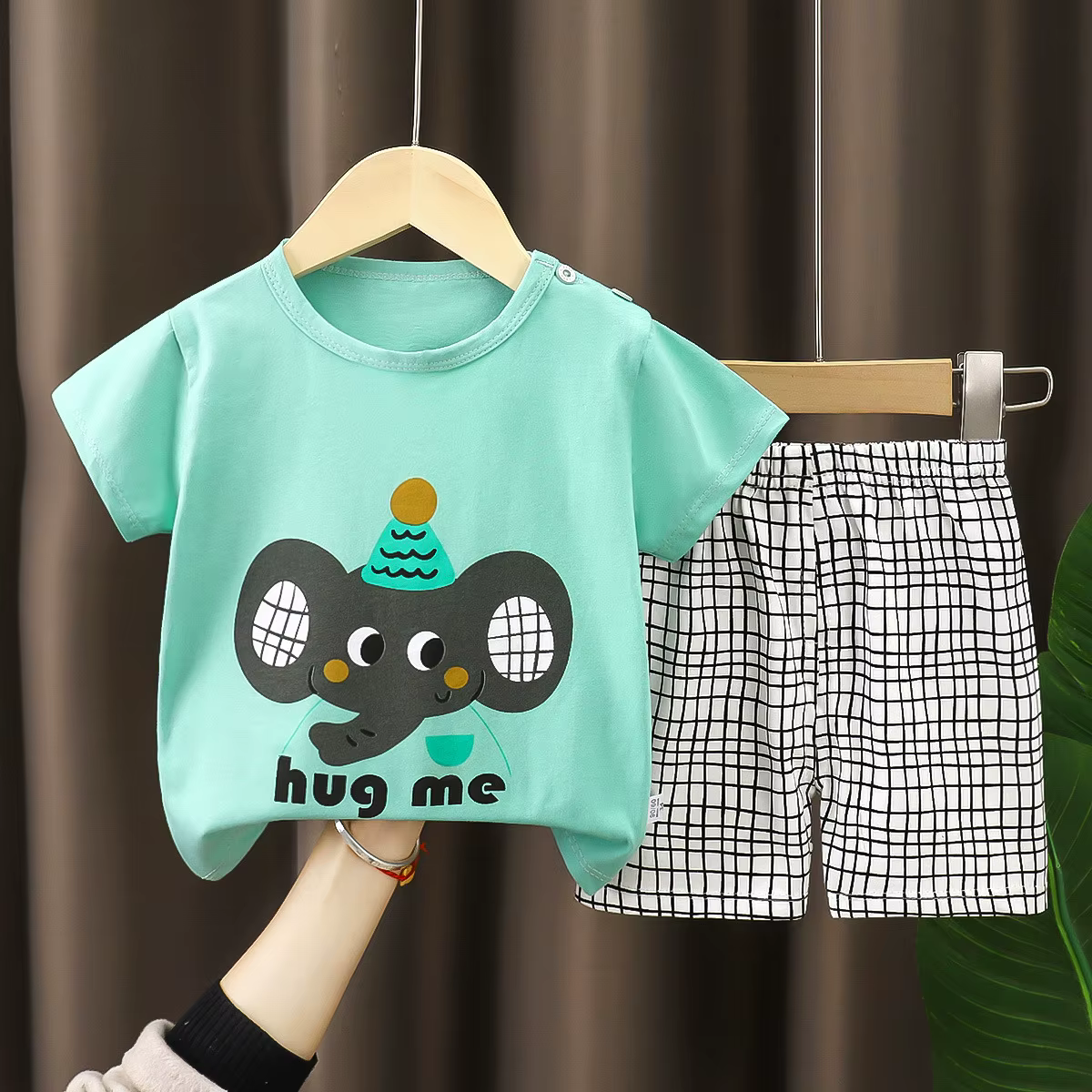 Boys' two-piece short-sleeved summer set