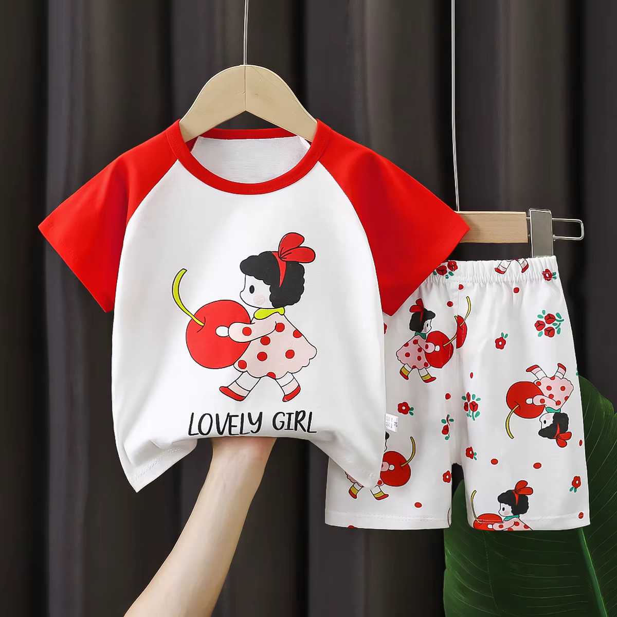 Boys' two-piece short-sleeved summer set