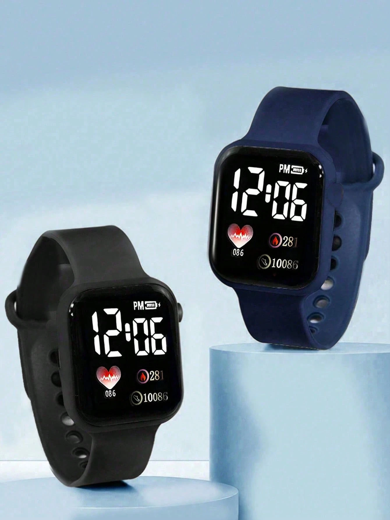 LED digital watch with a cool astronaut design