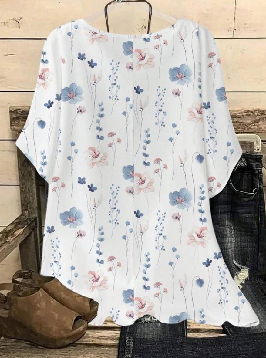SHEIN LUNE Casual Minimalist Watercolor