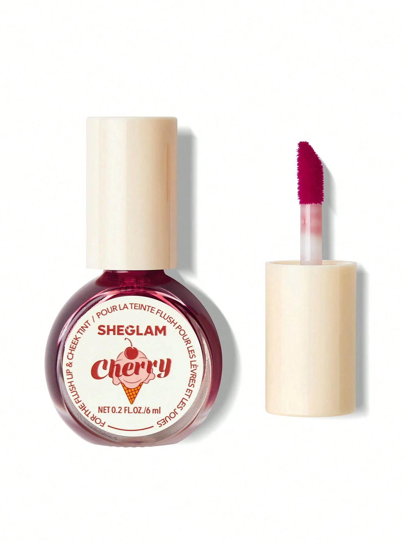 SHEGLAM Liquid Lipstick for Lips and Cheeks - Long-lasting matte lip color in Cherry Picked