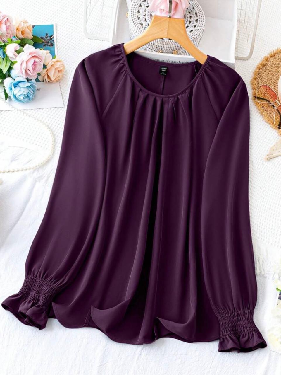 Plus Size Solid Color
