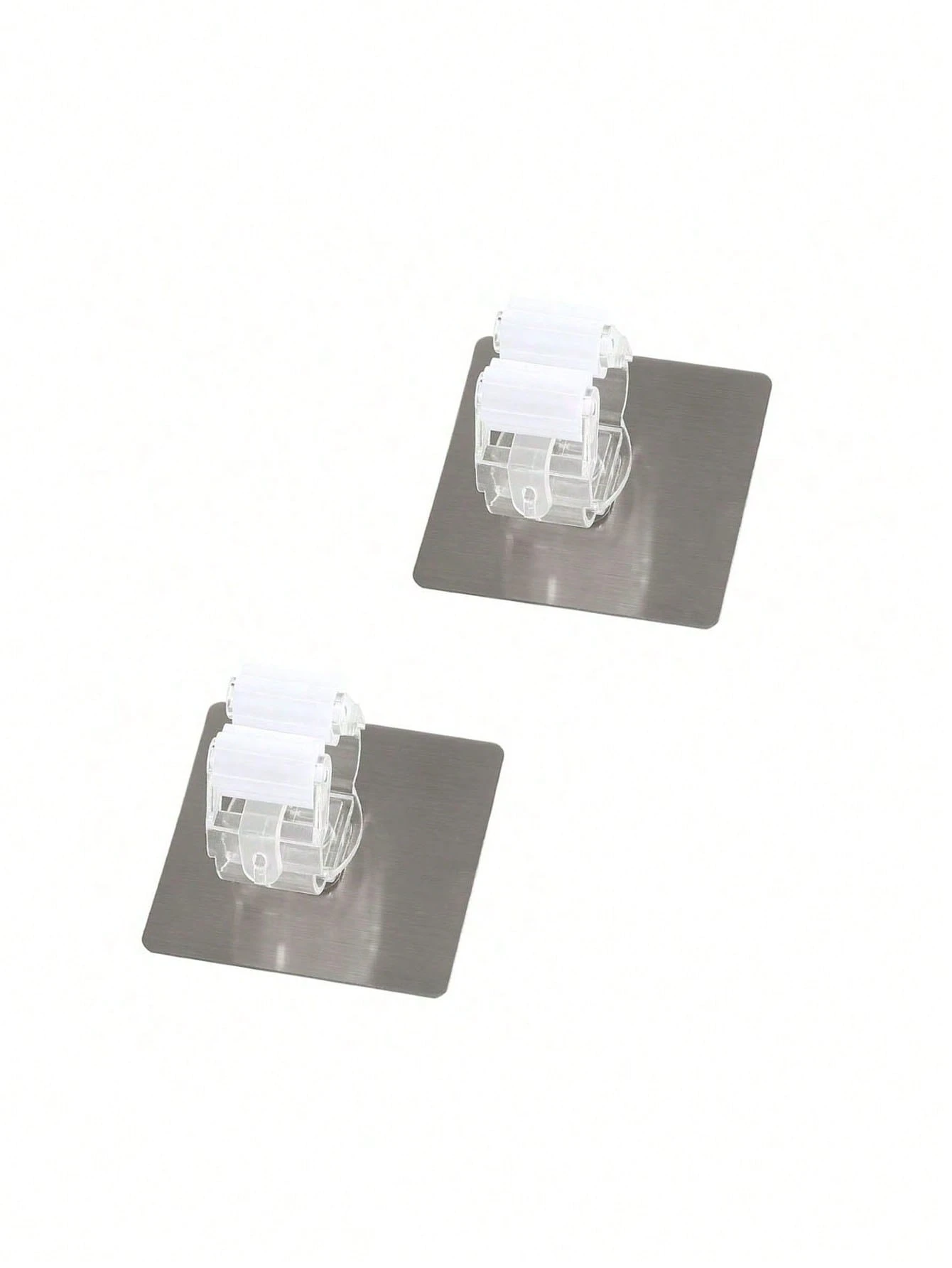 Heavy-Duty White Wall Hooks