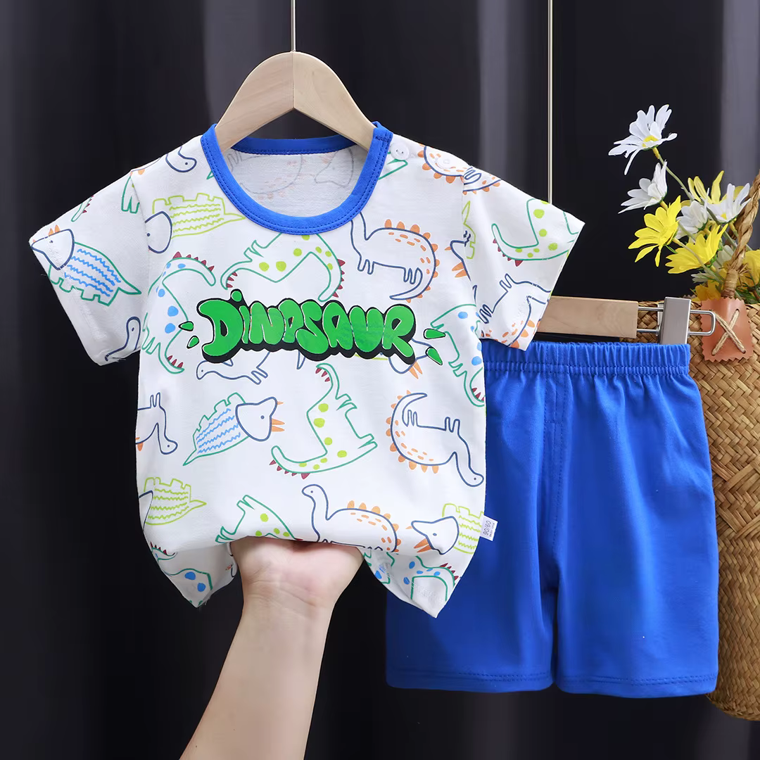 Boys' two-piece short-sleeved summer set