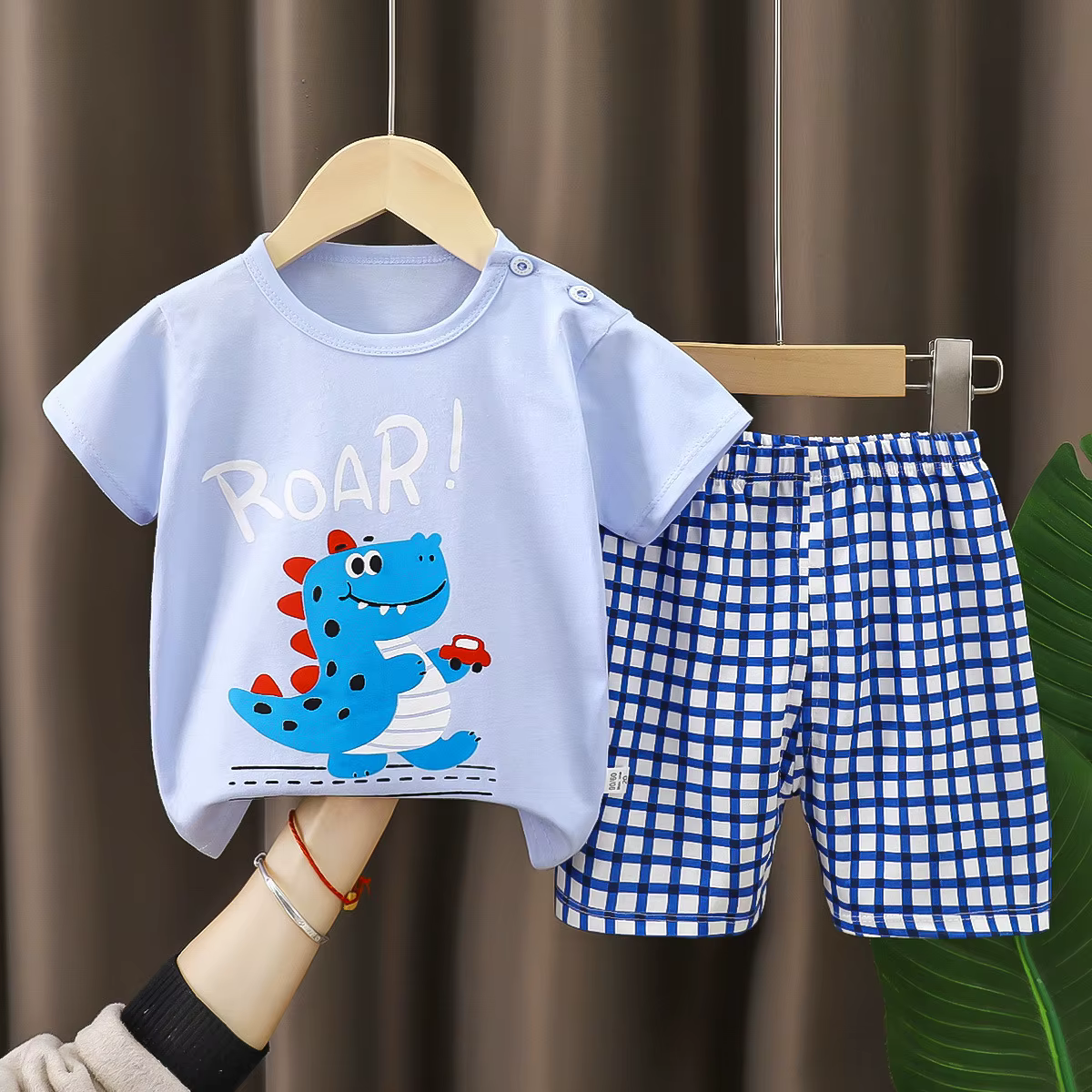 Boys' two-piece short-sleeved summer set