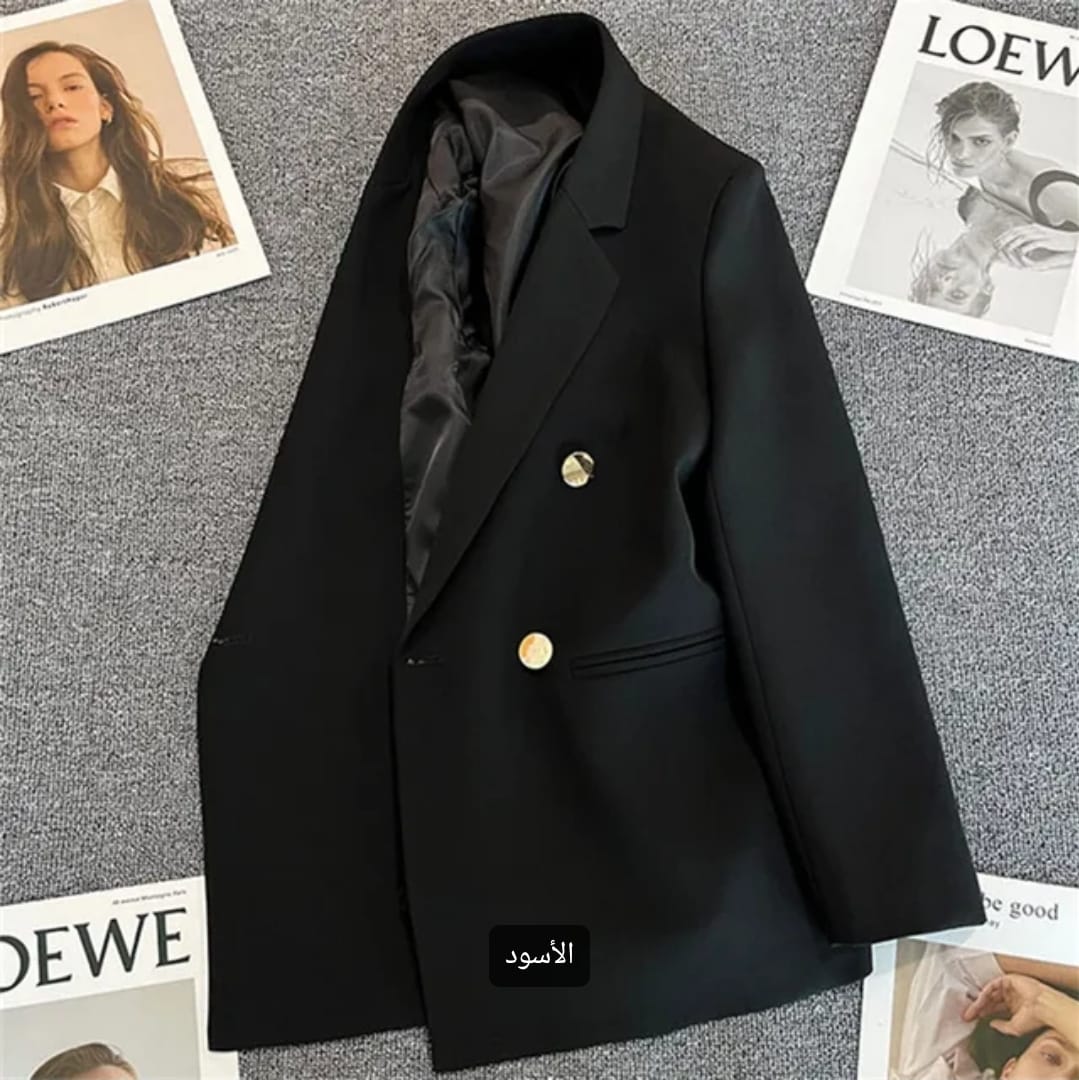 New women's coat in a trendy Korean style for spring and autumn, casual design in candy colors