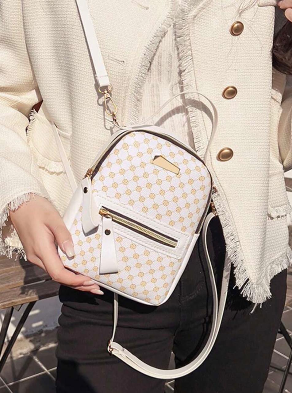 Women's Mini Printed Backpack